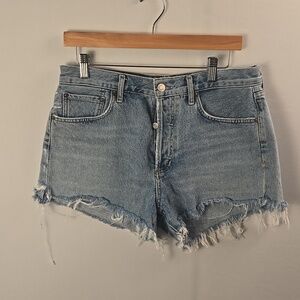 Agolde Parker Vintage Cut Off Shorts Swapmeet Denim Sz 28 Streetwear Boho Chic